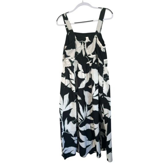 Lane Bryant Black and White Halter Midi Sundress - Picture 2 of 10